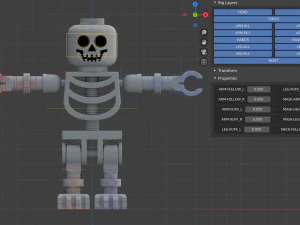 lego skeleton 3D Model