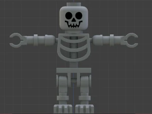lego skeleton 3D Model