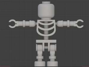 lego skeleton 3D Model