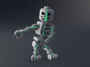 lego skeleton 3D-Modell