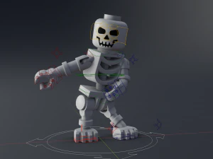 lego skeleton 3D Model