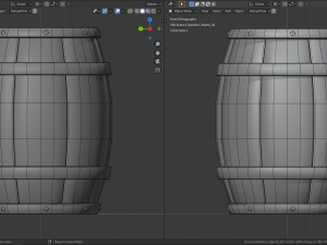 stylized wooden barrels pack 3D 模型