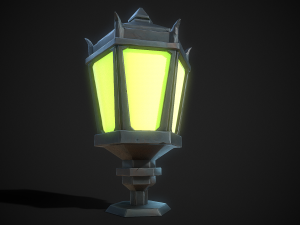 stylized lanterns 3D Model