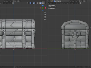 stylized treasure chest 3D Model