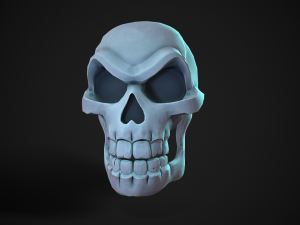 stylized skull 3D Model