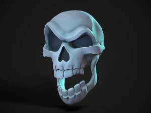 stylized skull 3D Model