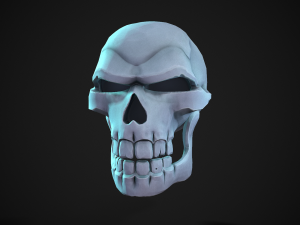 stylized skull 3D Model