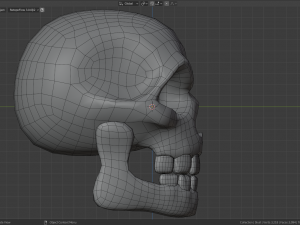 stylized skull 3D Model