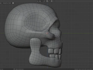 stylized skull 3D Model