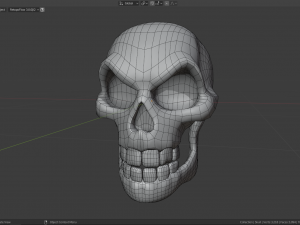 stylized skull 3D Model