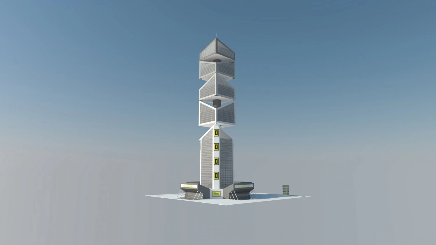torre Modelo 3D .c4d .max .obj .3ds .fbx .stl .blend 