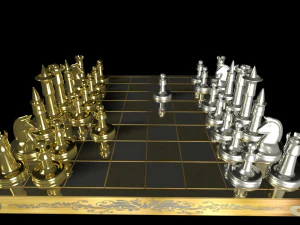ajedrez Modelo 3D