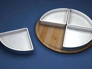 mangkuk buah kering Model 3D