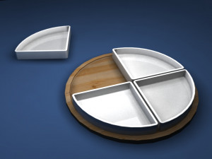 dry fruit bowl 3D Модель