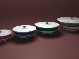 bowlset 3D 模型