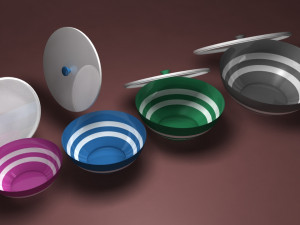 bowlset 3D 模型