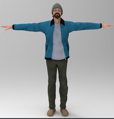 johny boy 3D 모델 .c4d .max .obj .3ds .fbx .stl .blend 