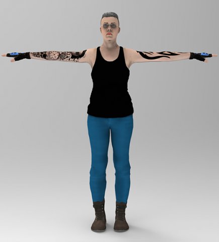 joanna 3D Model .c4d .max .obj .3ds .fbx .stl .blend 