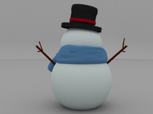 snowman 3D Model