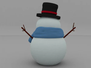 snowman 3D Model