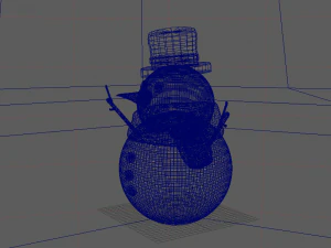 snowman 3D Model