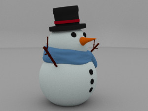 snowman 3D Model