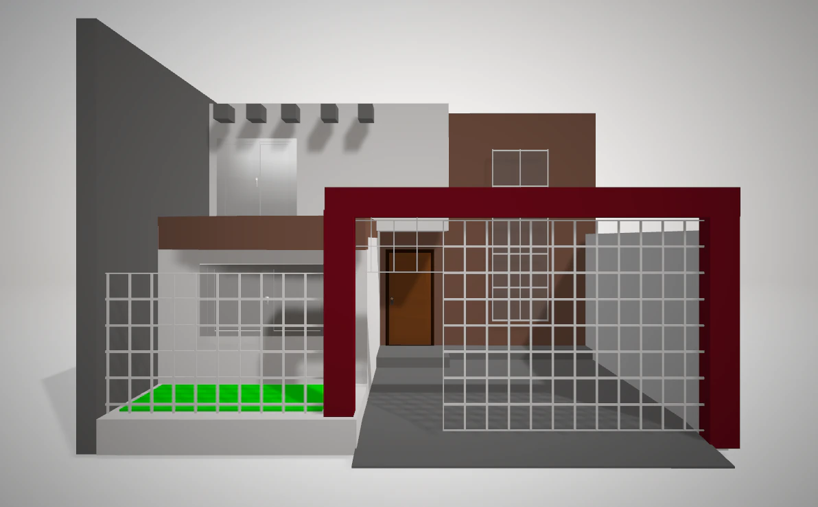 valley house 3D Model .c4d .max .obj .3ds .fbx .stl .blend 