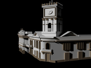 mexican government palace 3D 模型