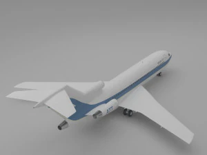 plane boeing 727 3D Model