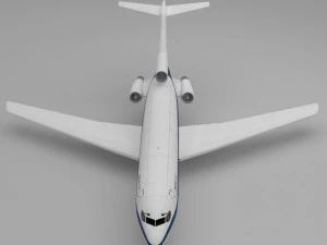 plane boeing 727 3D Model