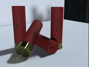ammo 12x70 3D Model