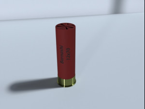 ammo 12x70 Modello 3D