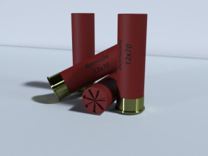 ammo 12x70 Modello 3D
