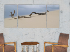 triptych wall art driftwood tree branch 1 3D 模型