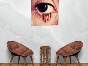 canvas art horror eye 3D 模型