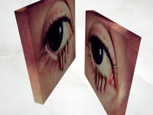 canvas art horror eye 3D Model