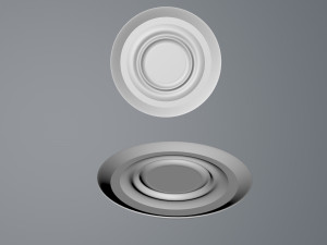 teacup saucer plate and spoon 3D मॉडल