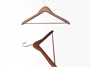 shirt sweatshirt and hanger 3D 모델