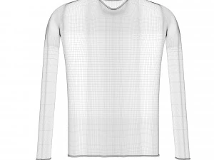 shirt sweatshirt and hanger 3D Model