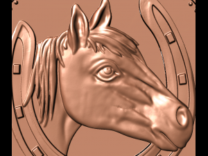 horse coin 3D Print Model