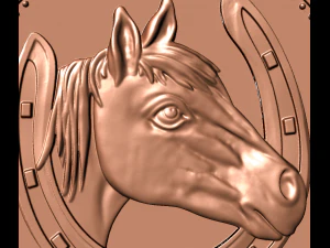 horse coin 3D Print Model