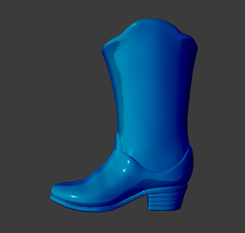 cowboy boots 3D Print Model .c4d .max .obj .3ds .fbx .stl .blend 