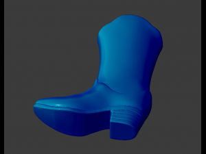 cowboy boots Modello di stampa 3D