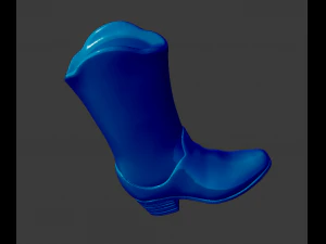 cowboy boots 3D Print Model