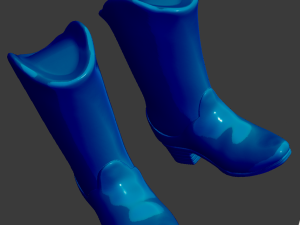 cowboy boots Modello di stampa 3D