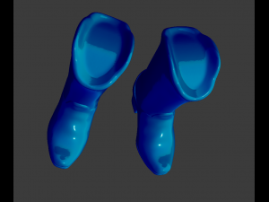 cowboy boots Modello di stampa 3D