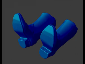 cowboy boots 3D Print Model