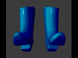 cowboy boots Modello di stampa 3D