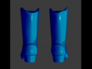 cowboy boots Modello di stampa 3D