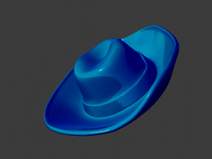 cowboy hat 3Dプリントモデル